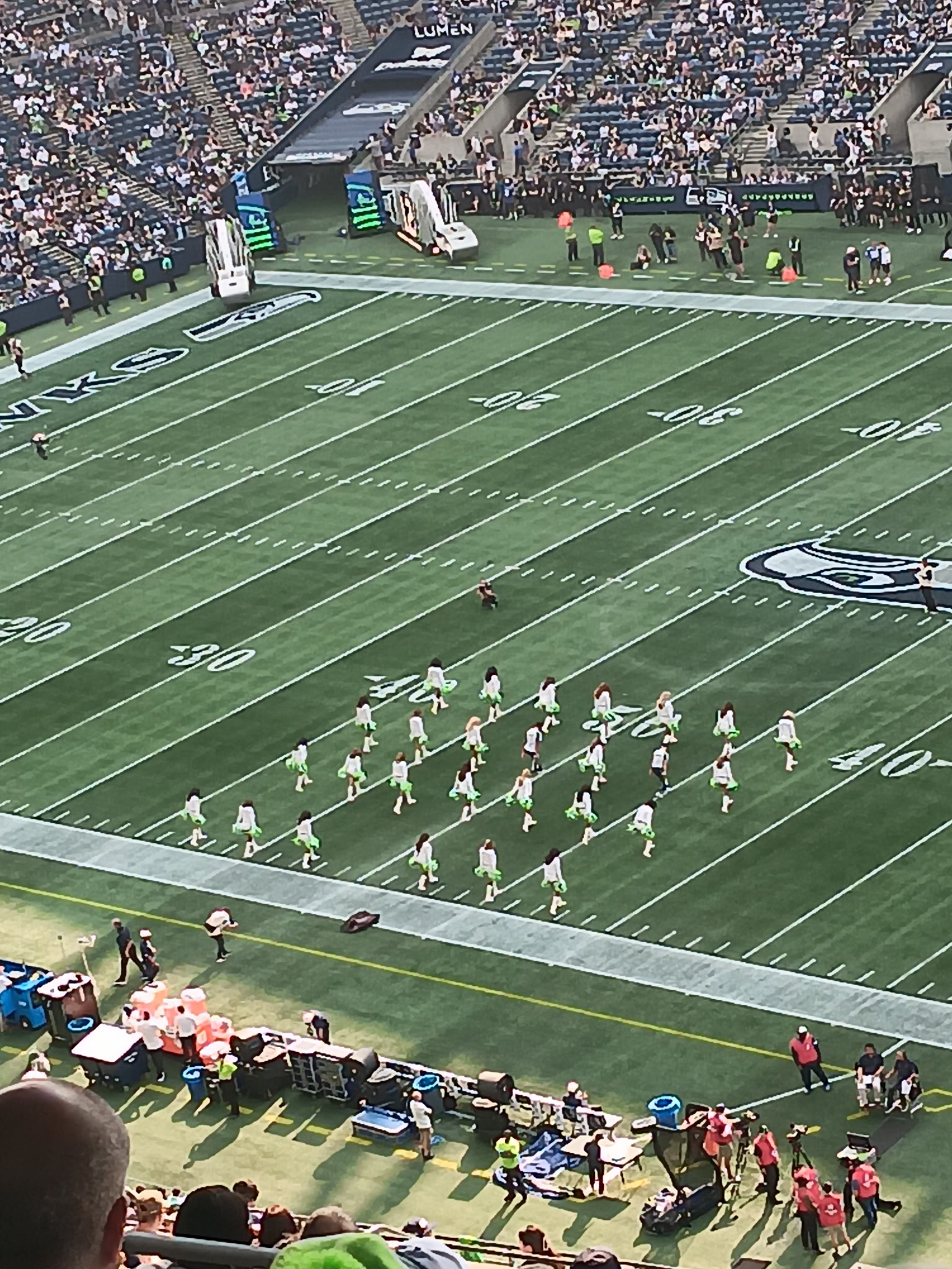 Seahawks cheerleaders Seahawks cheerleaders